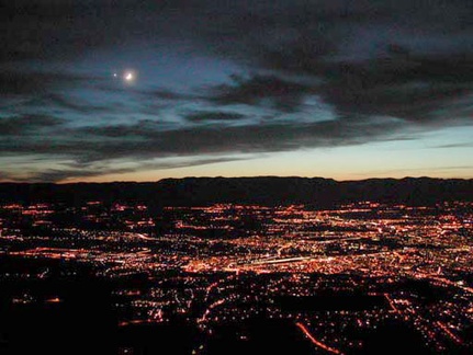 Switzerland  Geneva  Night lights  625x469 